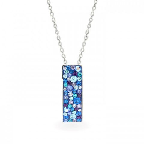 Колие с Кристали Сваровски/Swarovski Galaxy Sapphire